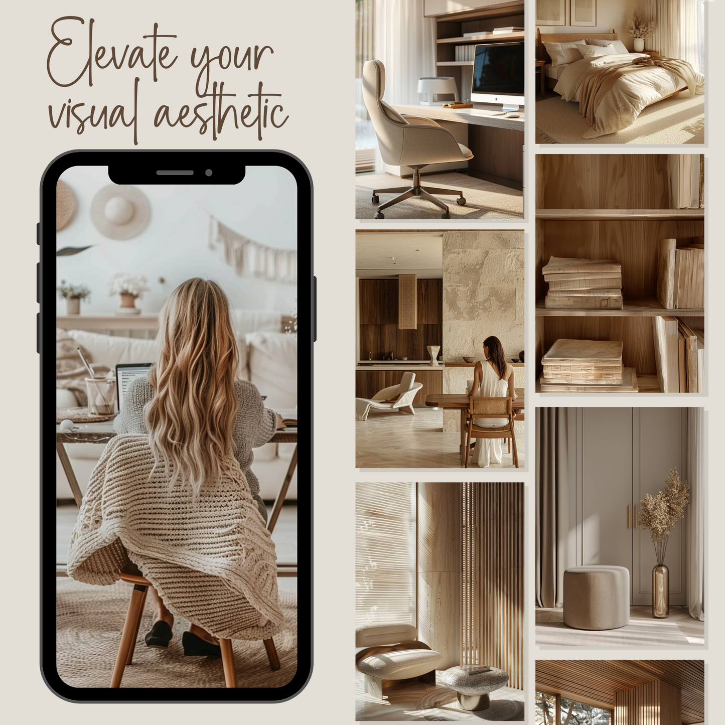 270 Minimalist Living: Home and Office Stock Photos with Master Resell Rights