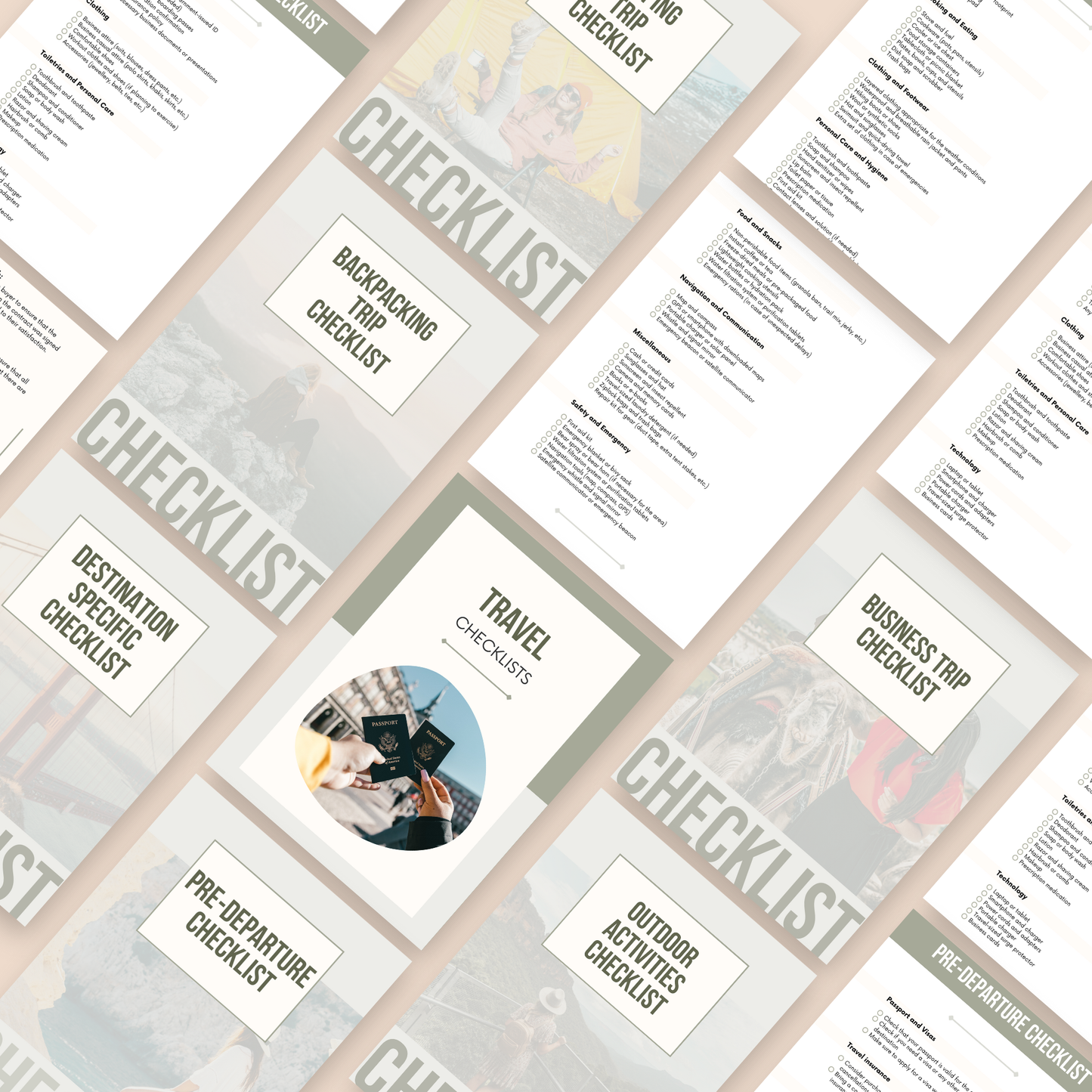 Travel Checklist with Master Resell Rights