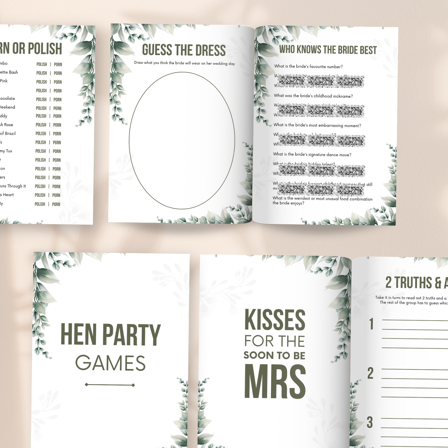 Hen Party Games with Master Resell Rights