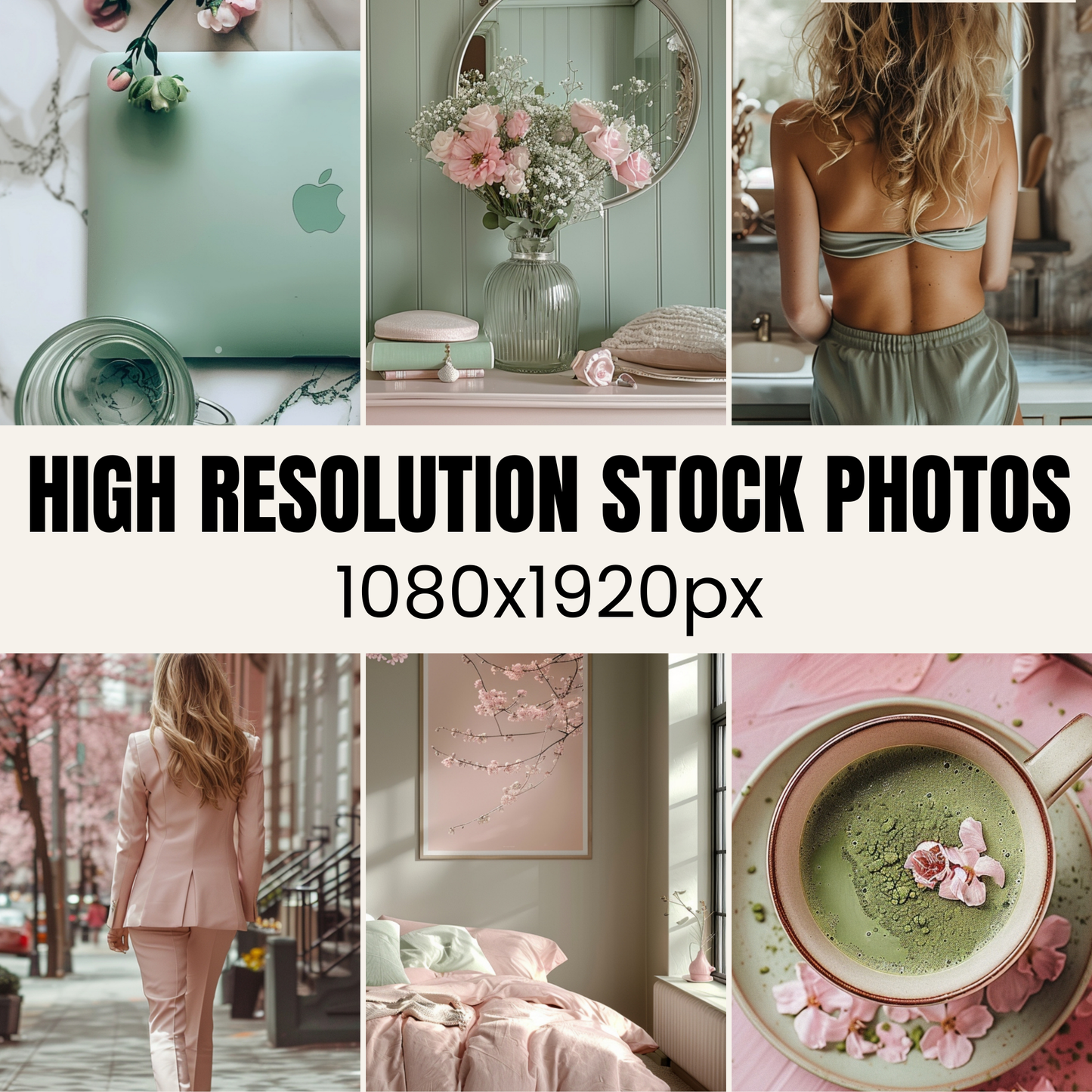 130 Candy Mint and Pink Stock Photos with Master Resell Rights