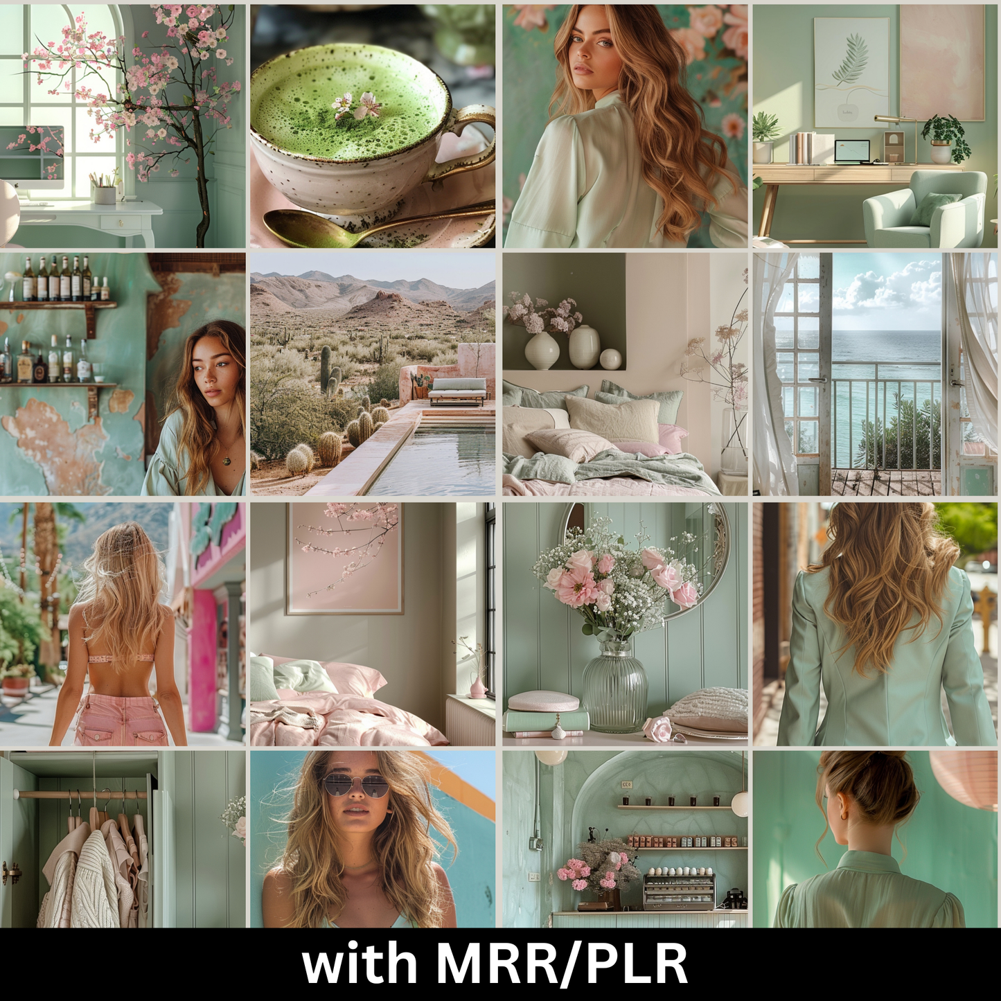 130 Candy Mint and Pink Stock Photos with Master Resell Rights