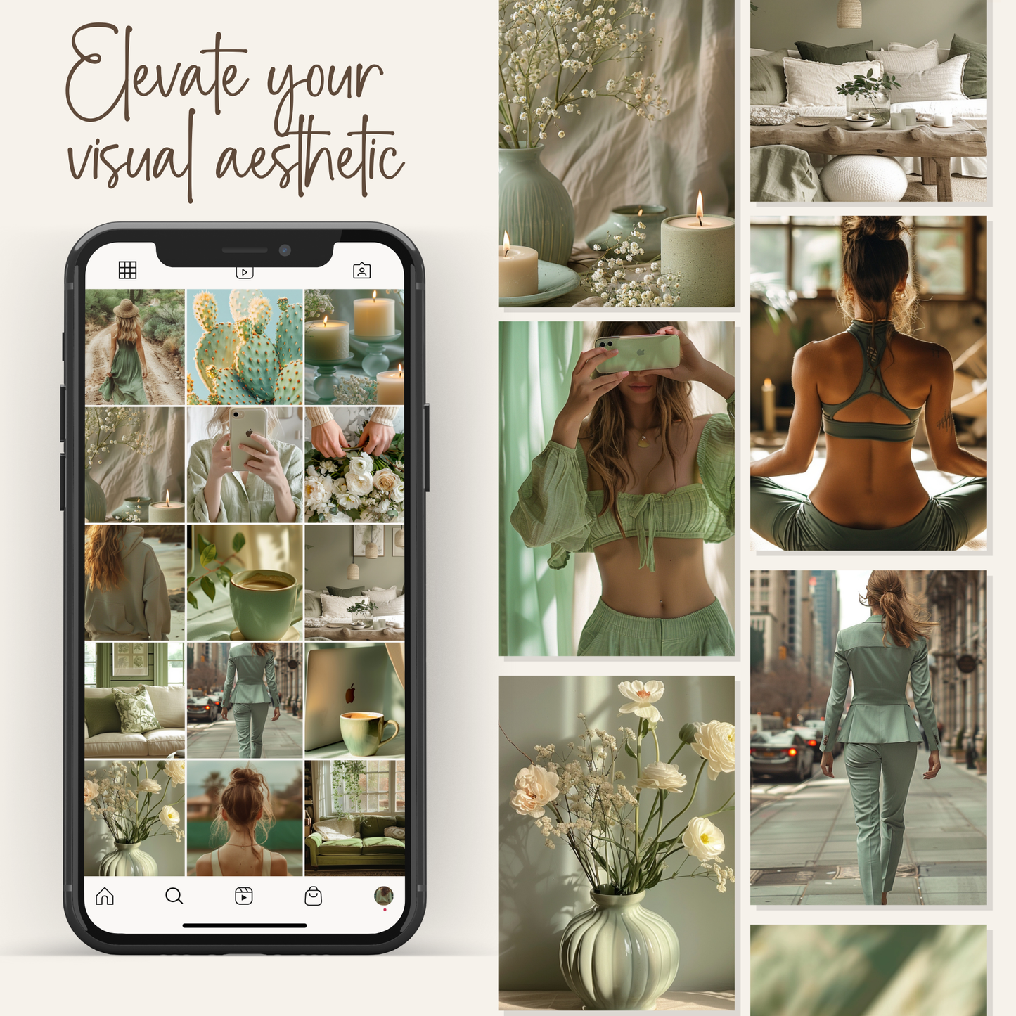 120 Dreamy Greenery Stock Photos with Master Resell Rights