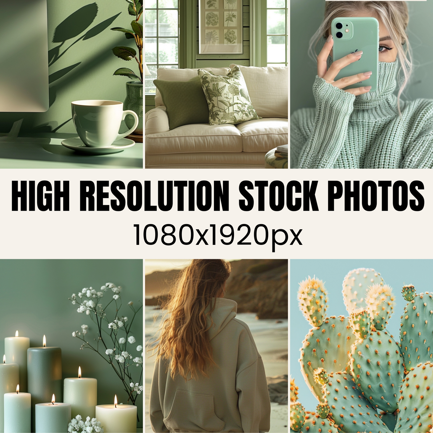 120 Dreamy Greenery Stock Photos with Master Resell Rights