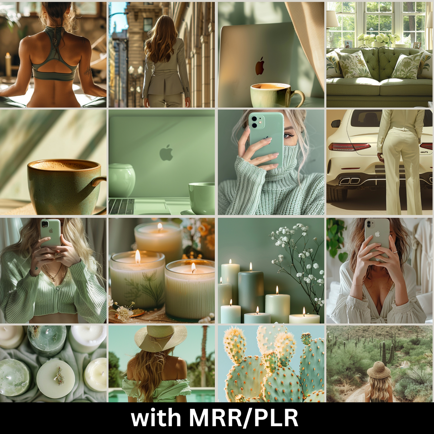 120 Dreamy Greenery Stock Photos with Master Resell Rights