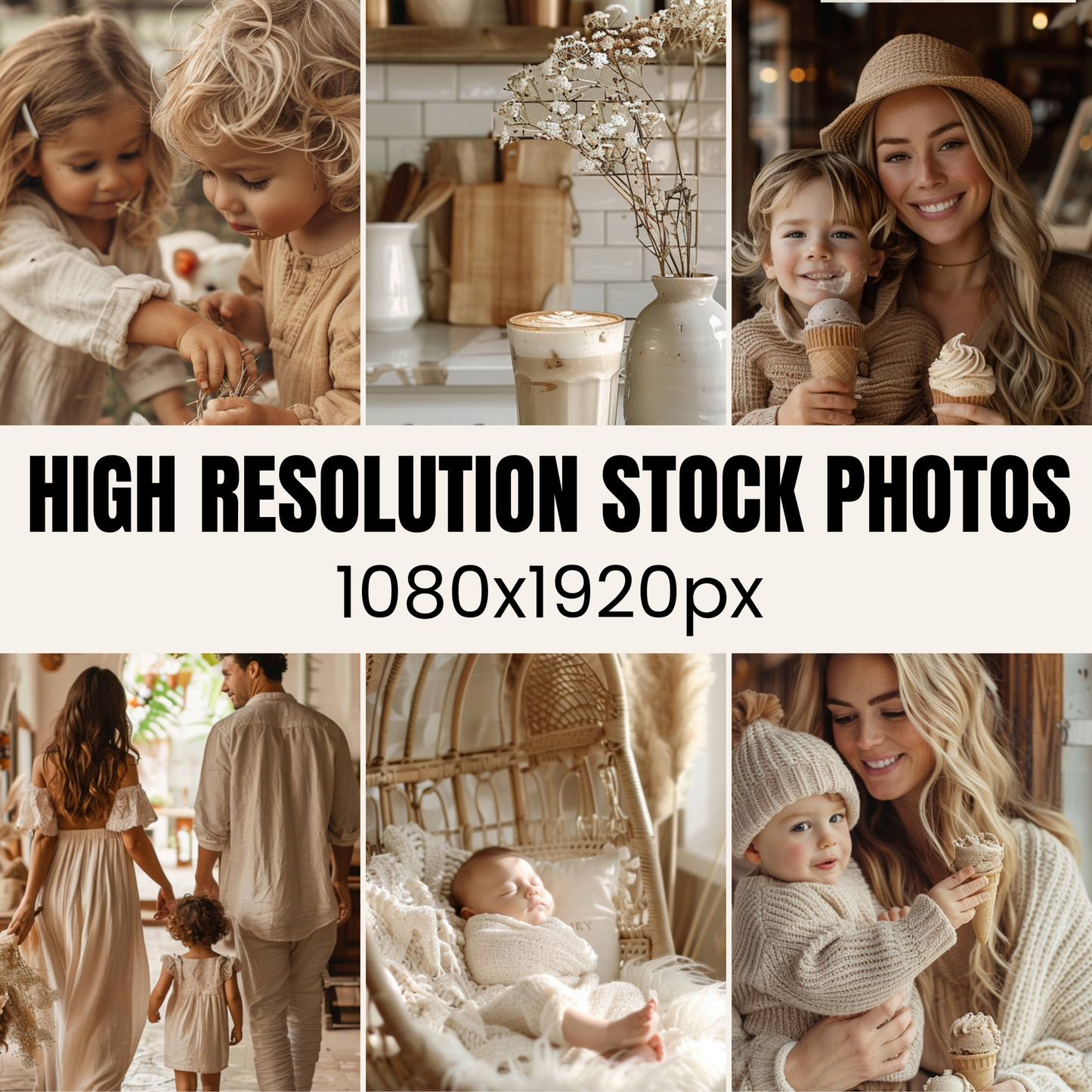 120 Celebrate Motherhood Stock Photos with Master Resell Rights