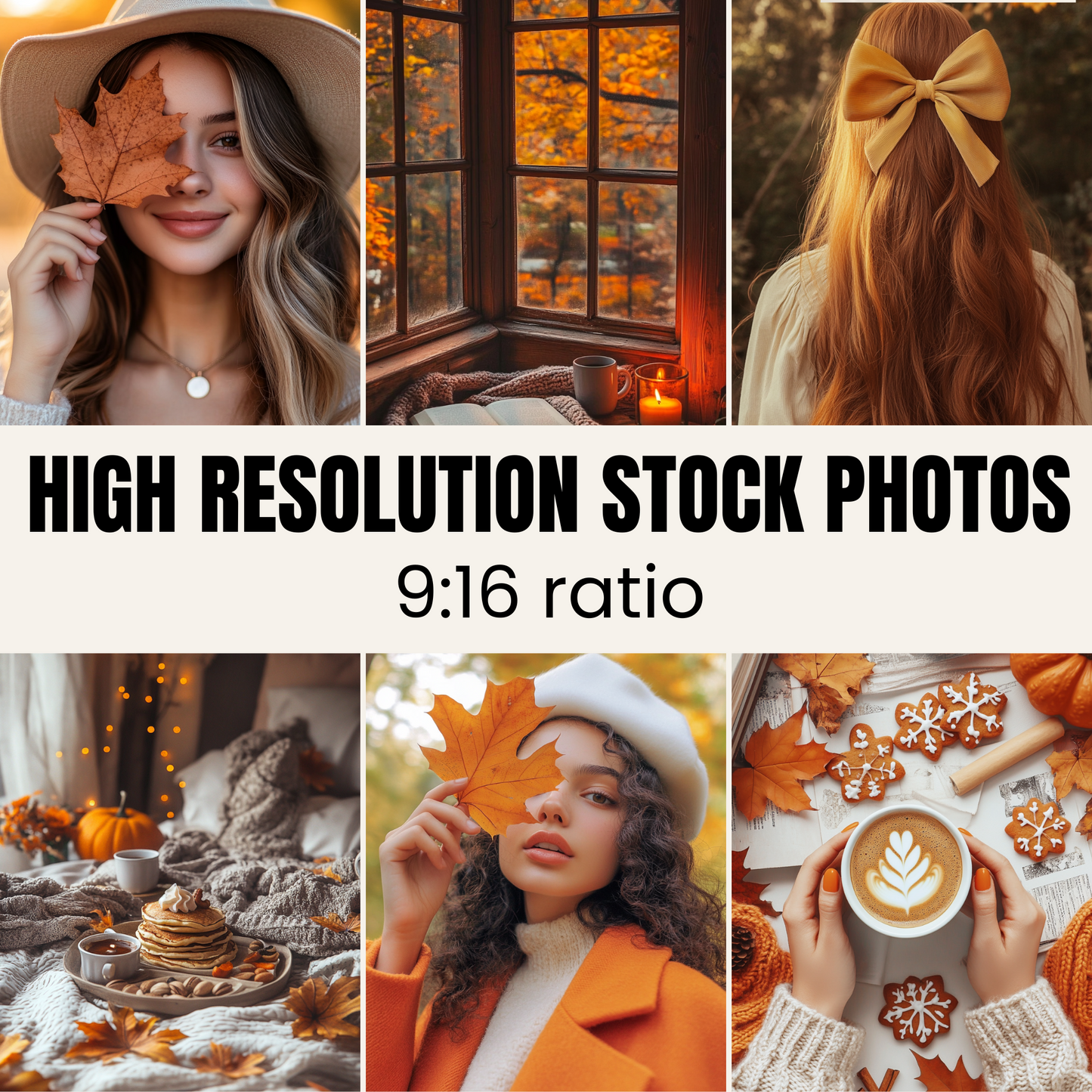 140 Cozy Fall Aesthetic Stock Photos with Master Resell Rights