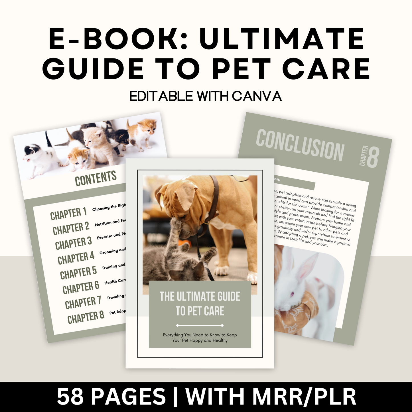 Ultimate Guide to Pet Care eBook with Master Resell Rights
