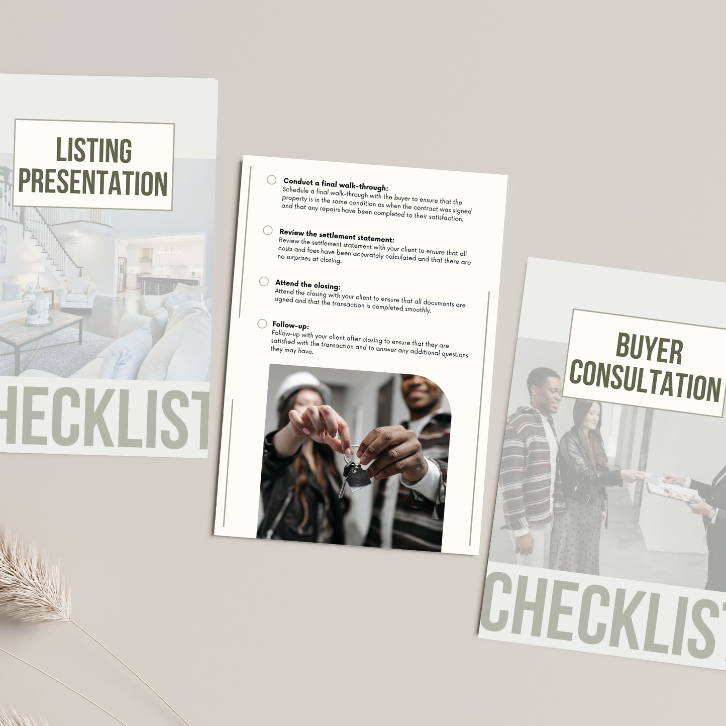 Real Estate Agent Checklists with Master Resell Rights