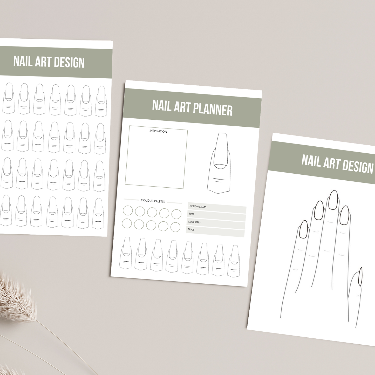 Nail Art Planner with Master Resell Rights