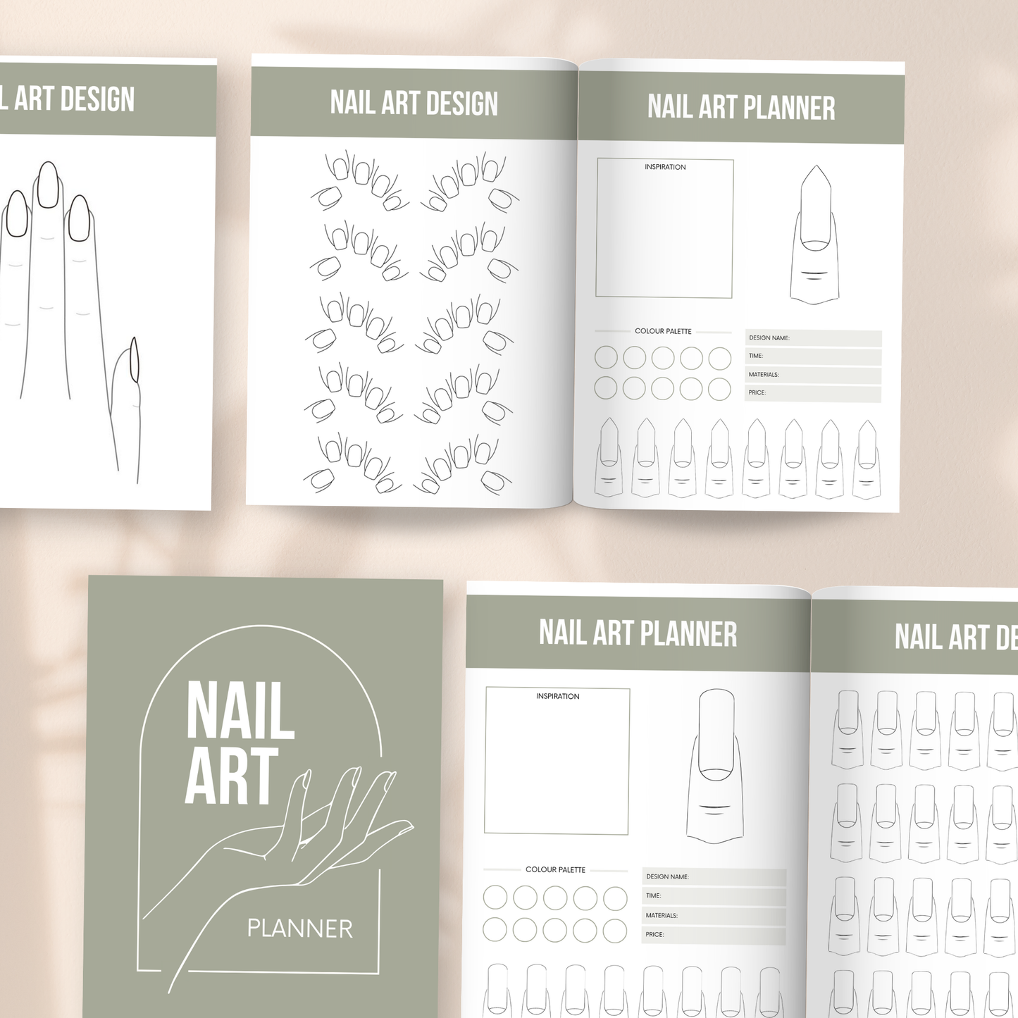 Nail Art Planner with Master Resell Rights