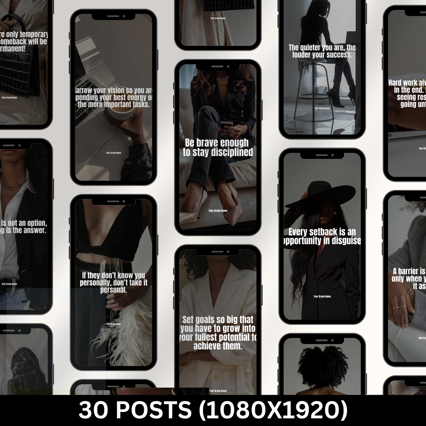30 Positive Mindset Instagram Stories with Master Resell Rights