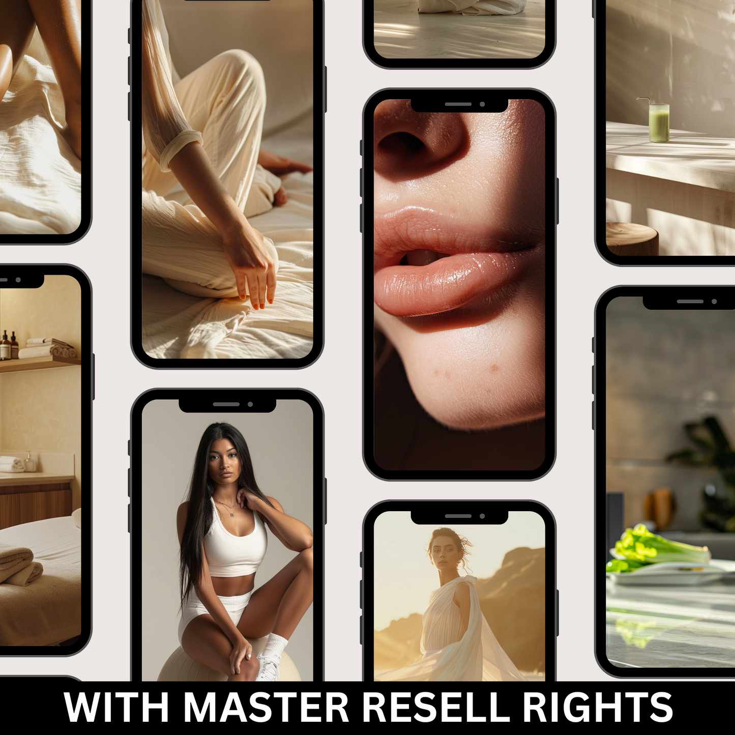 56 Everyday Wellness Stock Photos with Master Resell Rights
