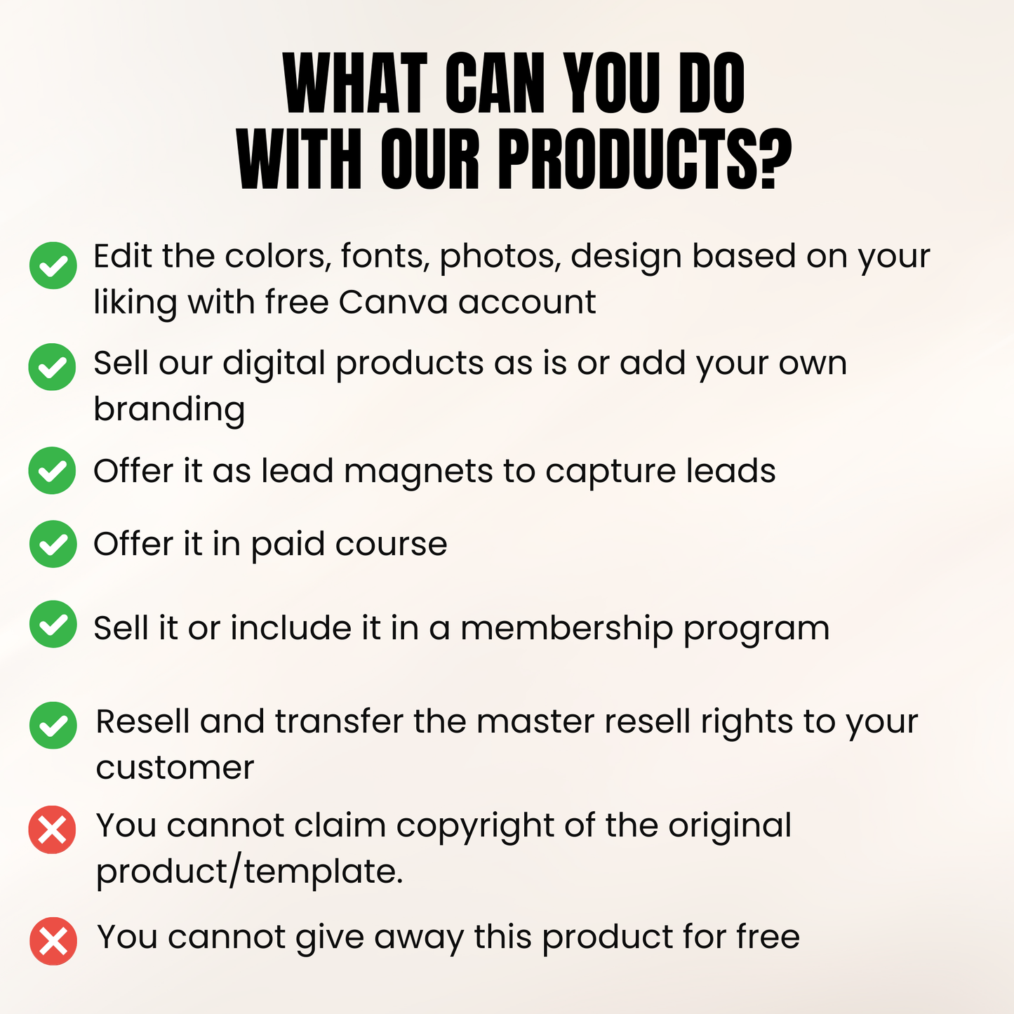 100 Faceless Marketing Instagram Post Templates with Master Resell Rights