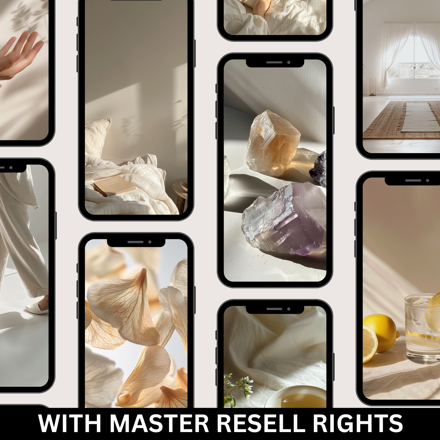 130 Mindful Moments Stock Photos with Master Resell Rights