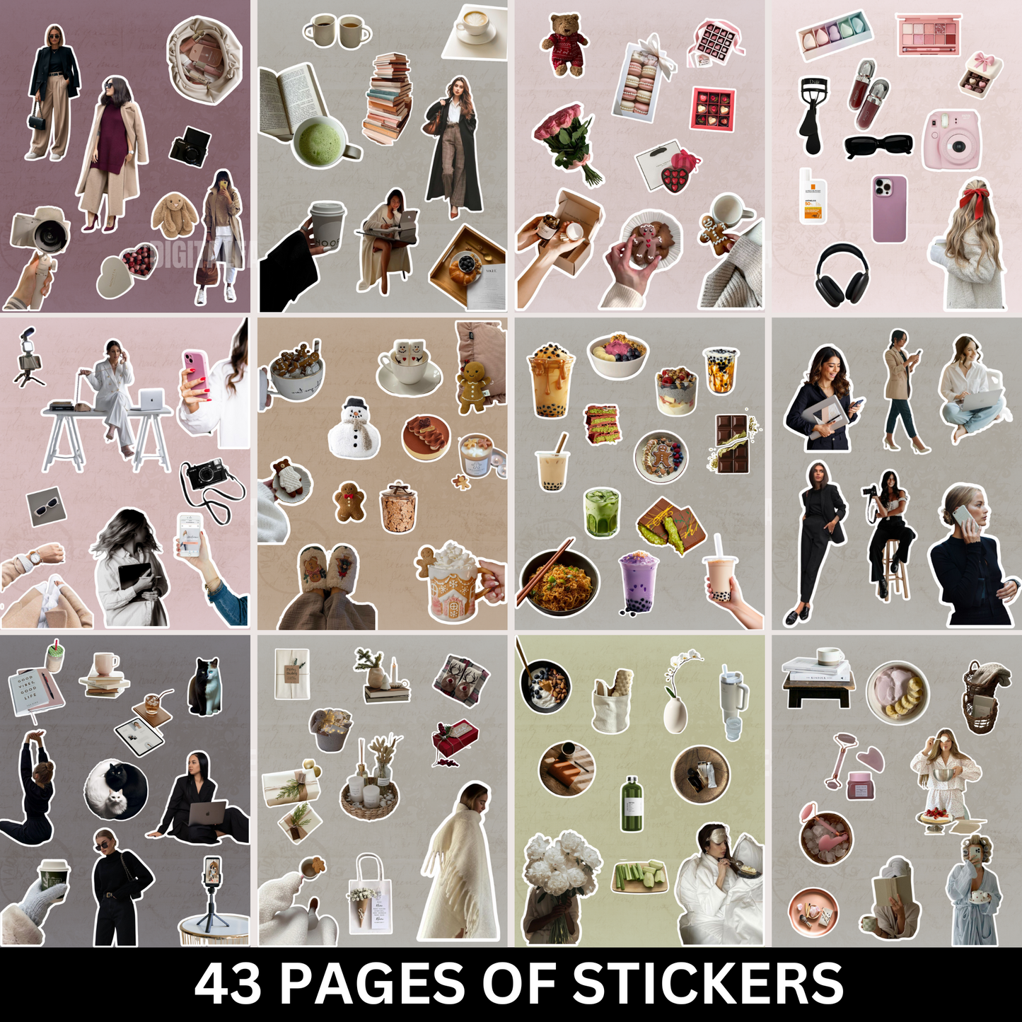 350 Trending Instagram Carousel Stickers with Master Resell Rights