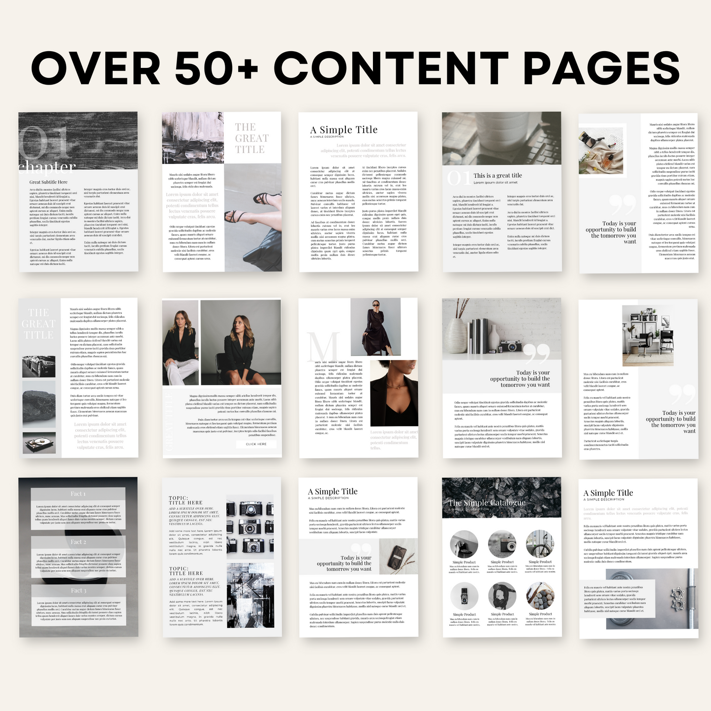 eBook Template Black Elegant with Master Resell Rights