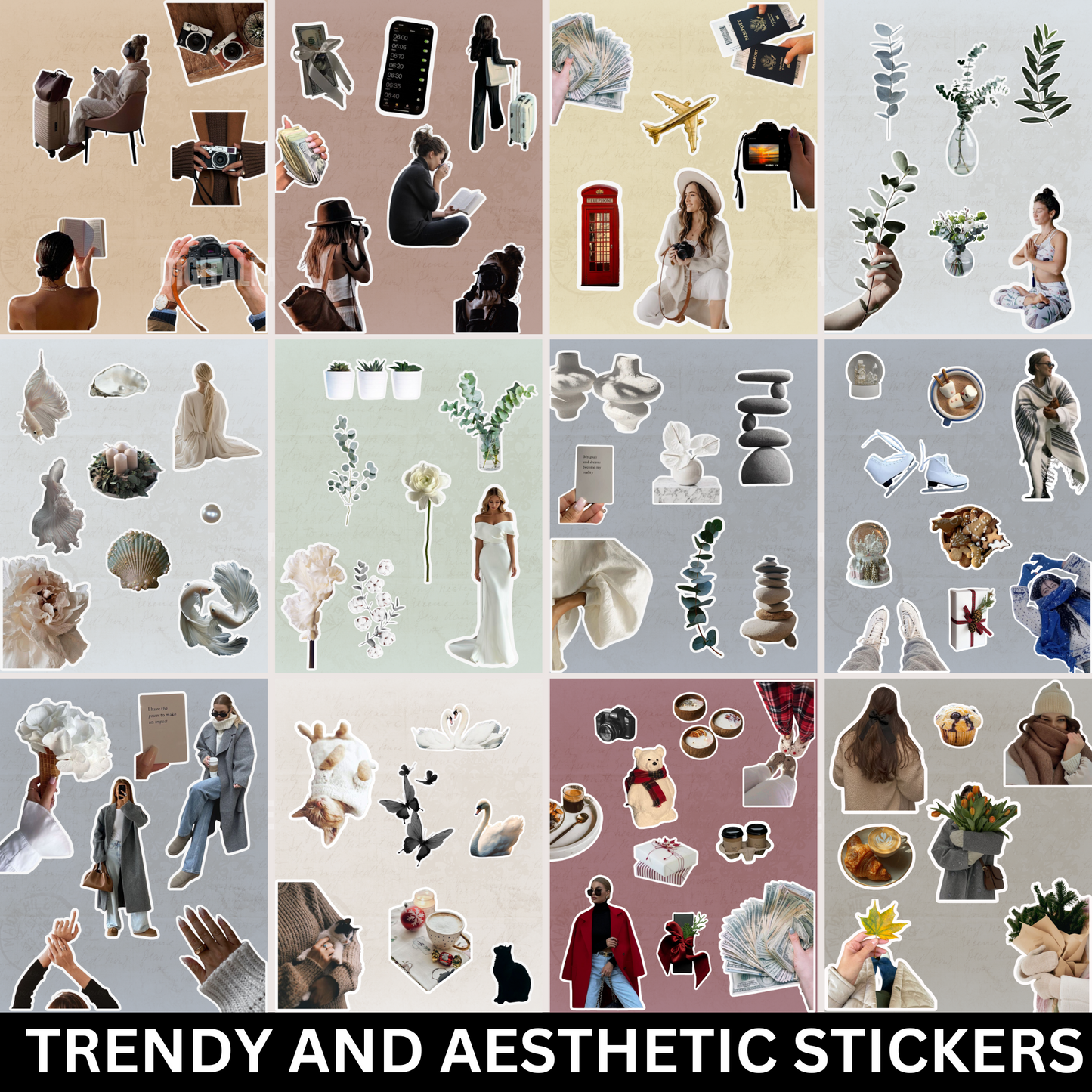 350 Trending Instagram Carousel Stickers with Master Resell Rights