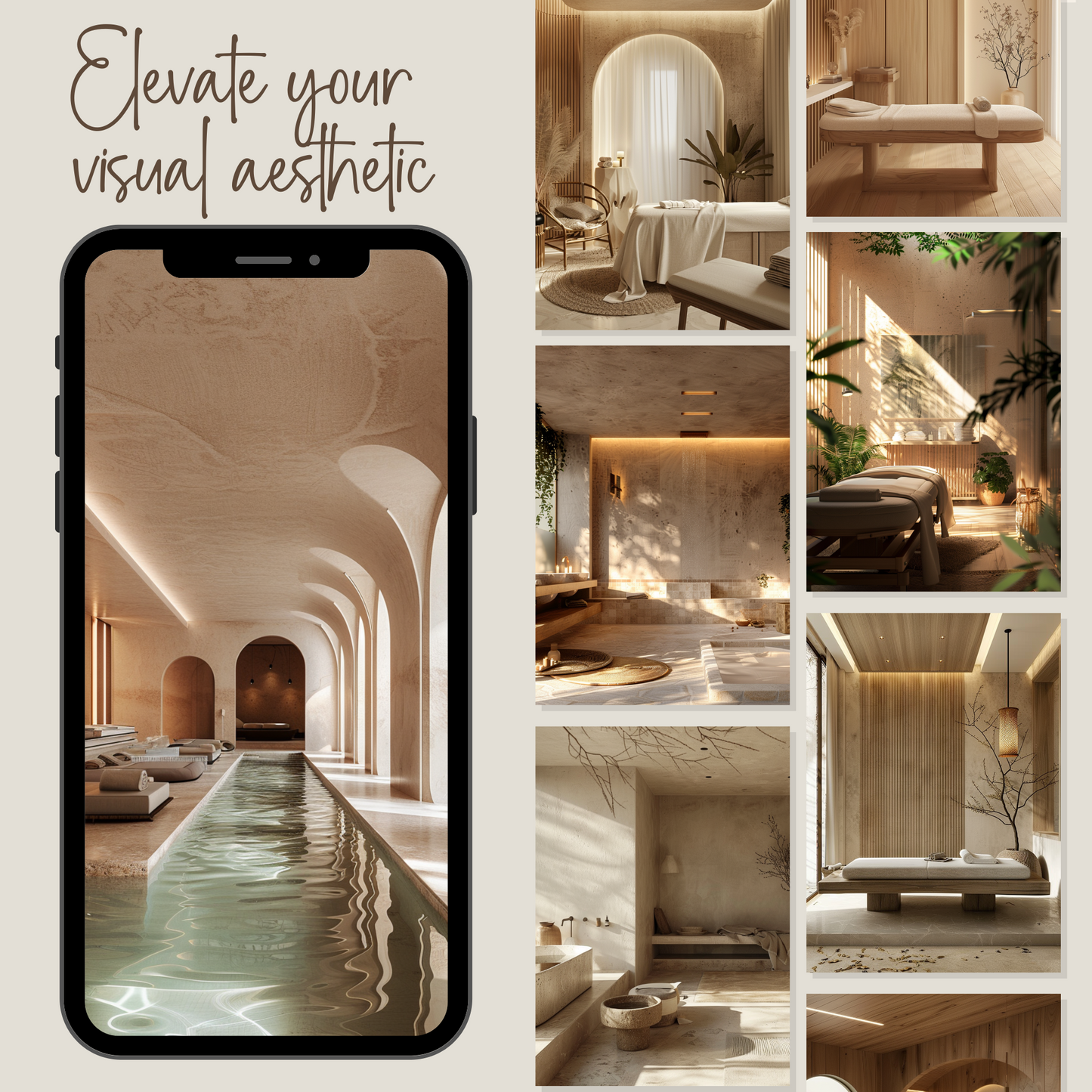 72 Relaxation and Haven: Spa and Massage Room Stock Photos with Master Resell Rights