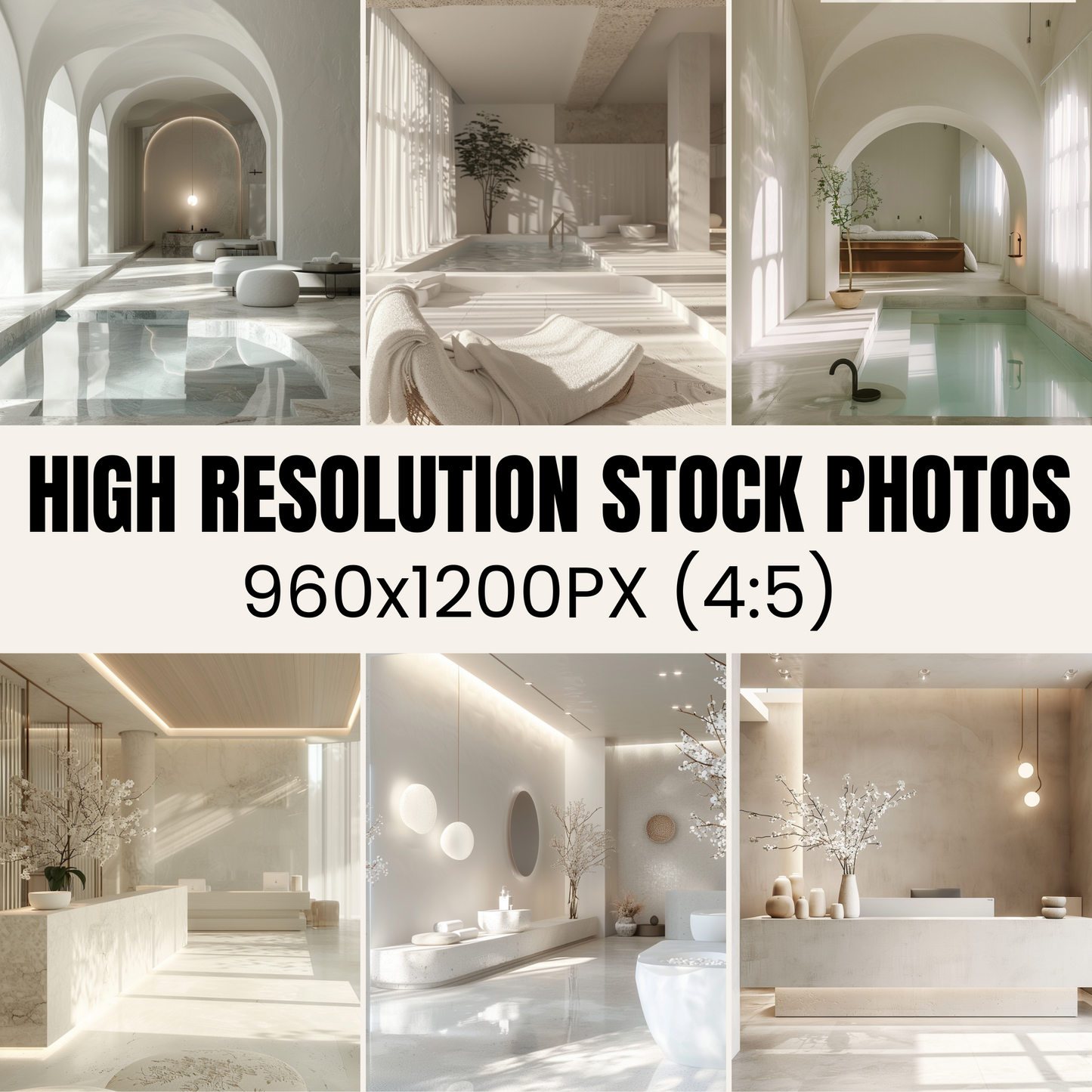 72 Relaxation and Haven: Spa and Massage Room Stock Photos with Master Resell Rights