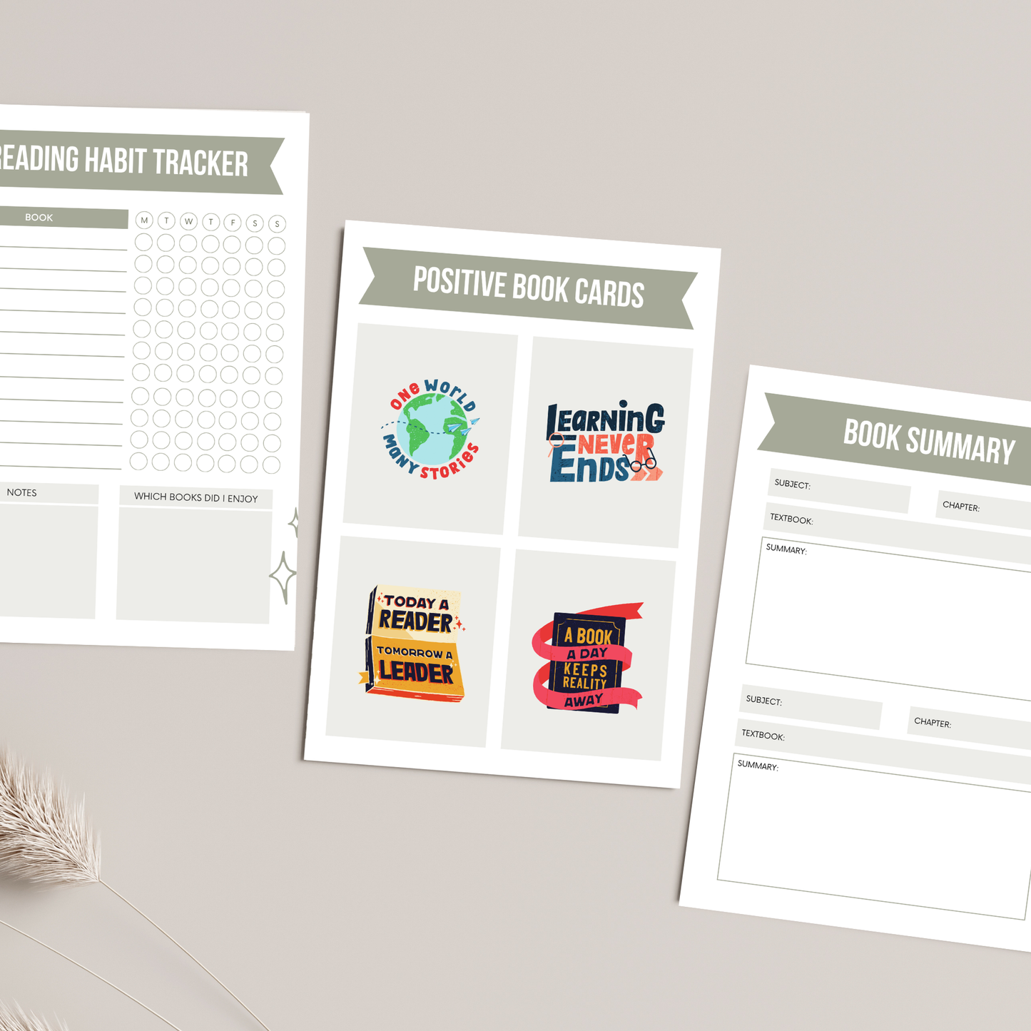 Kids Reading Planner with Master Resell Rights