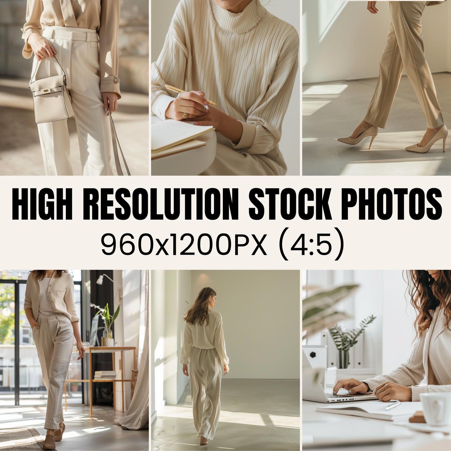 100 Neutral Executive Women Stock Photos with Master Resell Rights