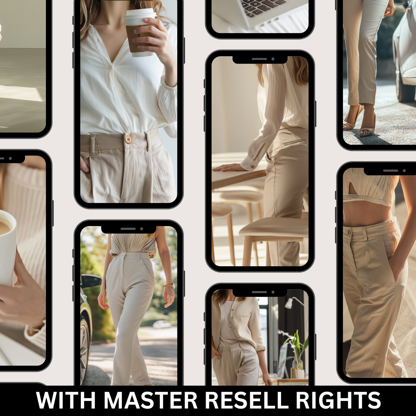 100 Neutral Executive Women Stock Photos with Master Resell Rights
