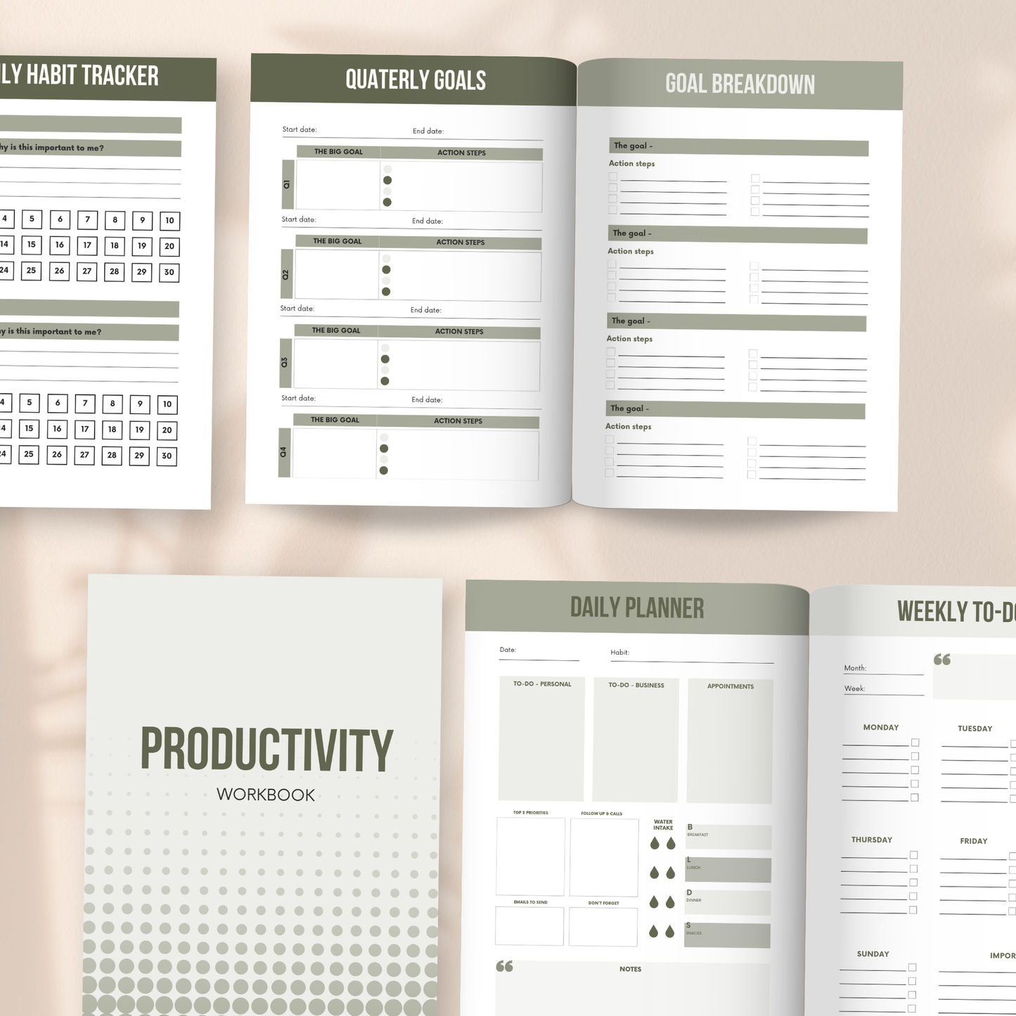 Productivity Workbook with Master Resell Rights