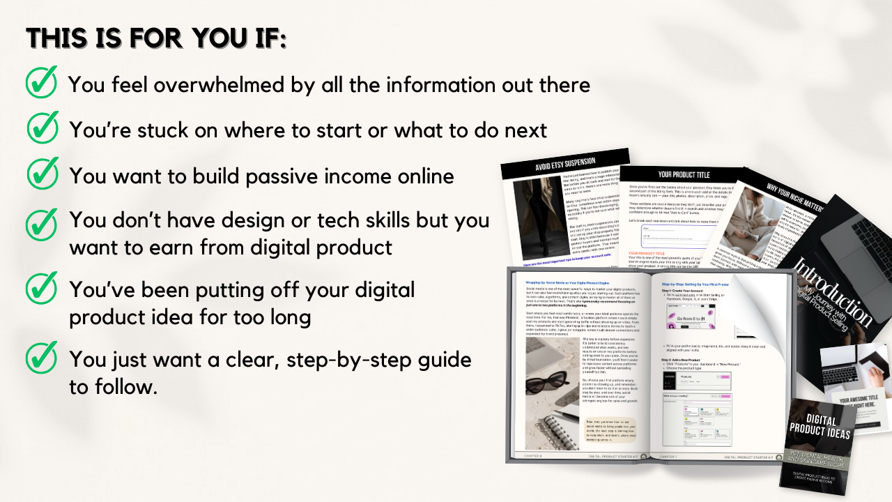 Digital Product Starter Kit by Faye Decenilla