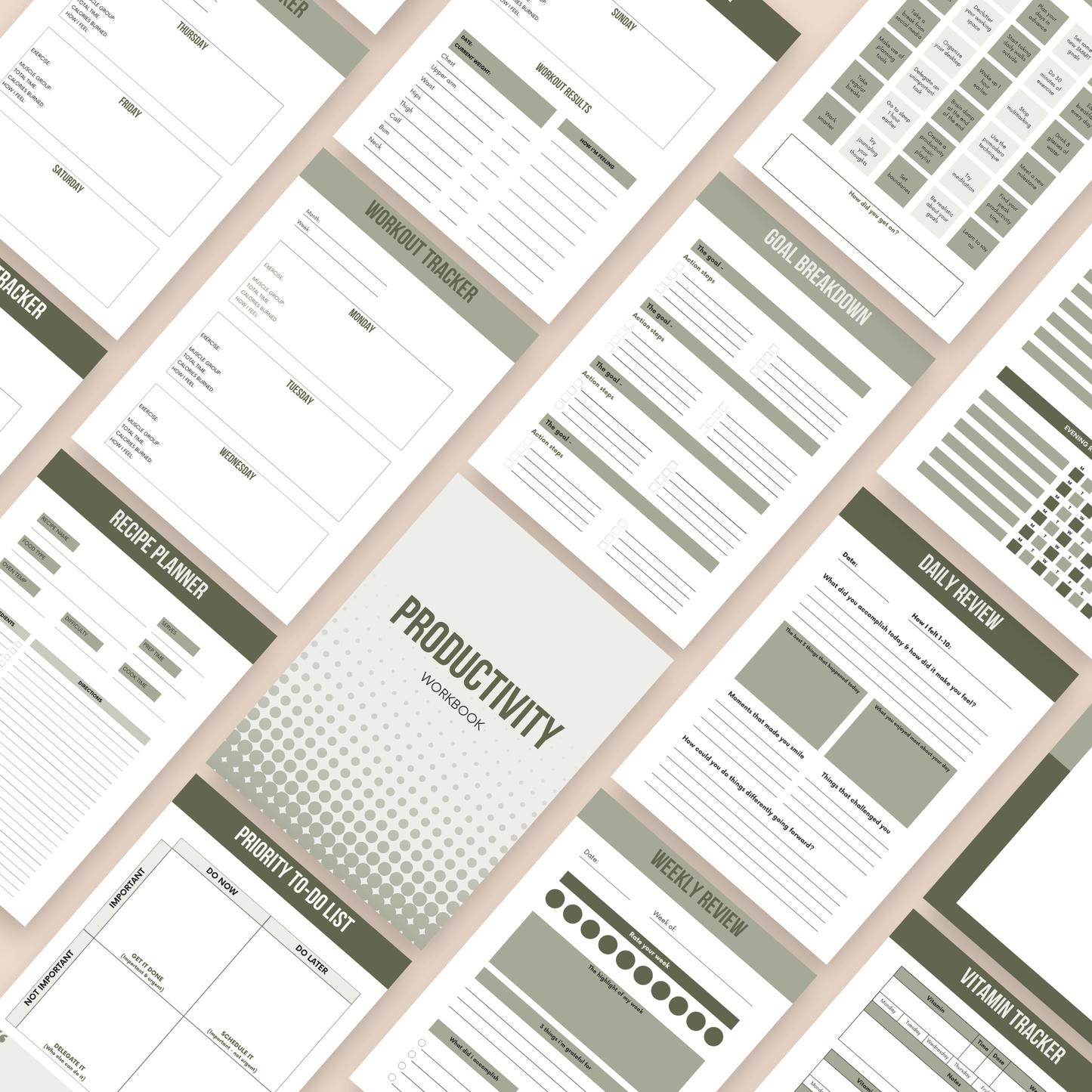 Productivity Workbook with Master Resell Rights