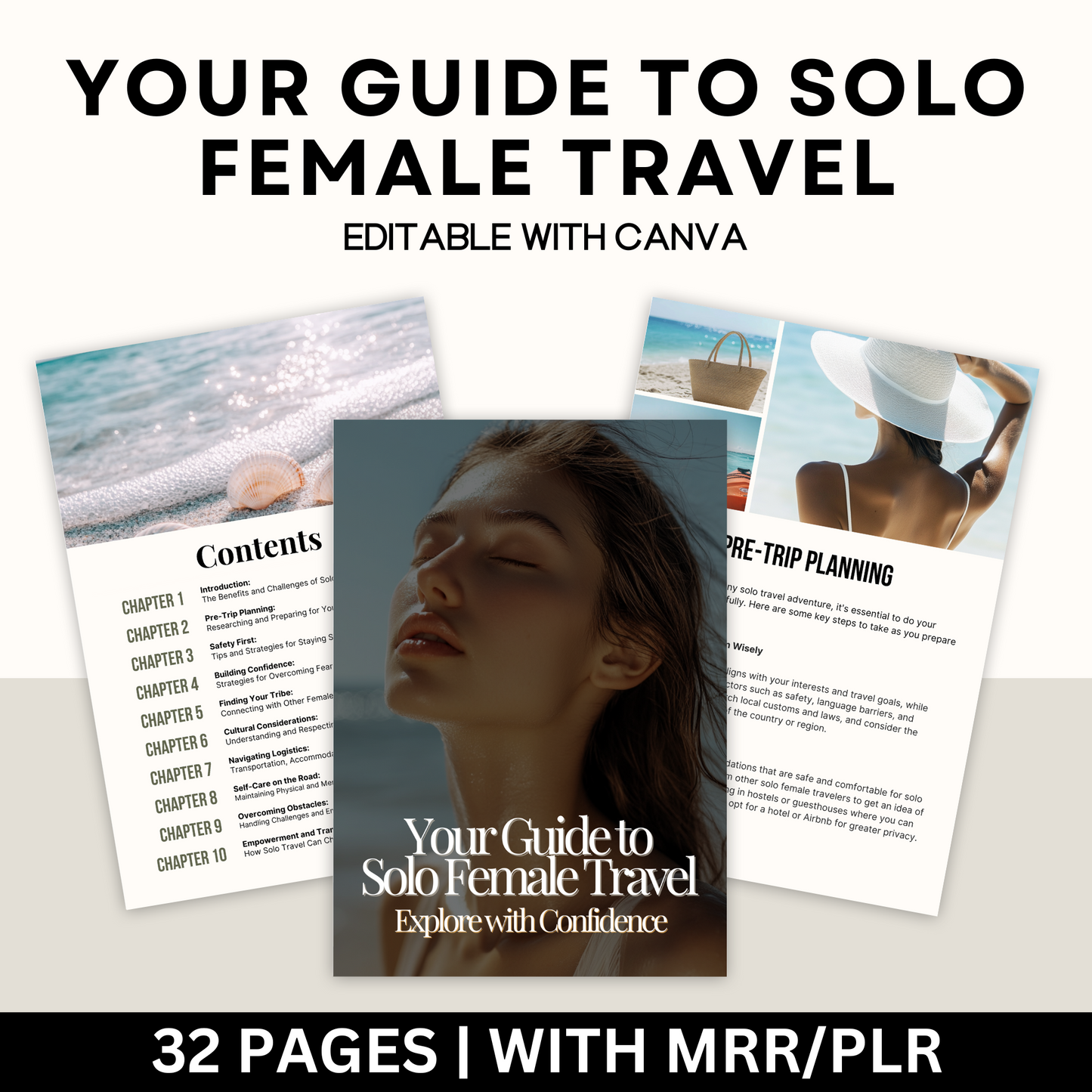 Your Guide to Solo Female Travel eBook with Master Resell Rights