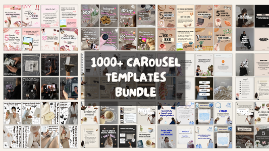 Instagram Carousel Template Bundle