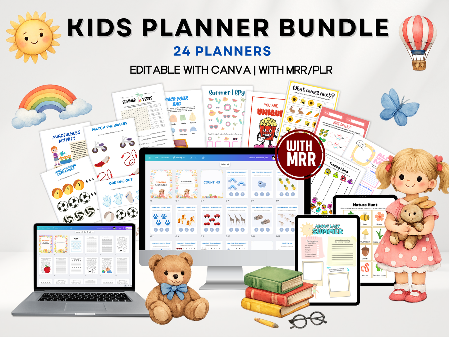 2026 Kids Planner Bundle with Master Resell Rights