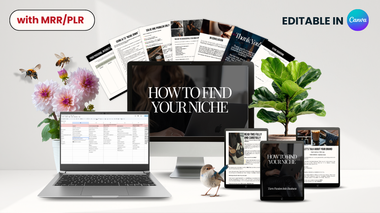 How to Find your Niche Workbook (with Master Resell Rights)