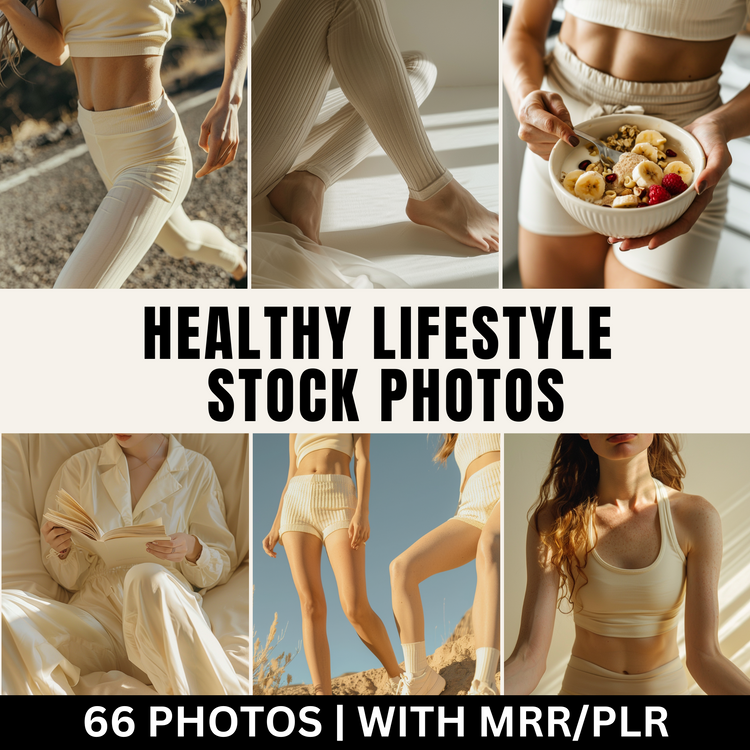 66 Healthy Lifestyle Stock Photos with Master Resell Rights