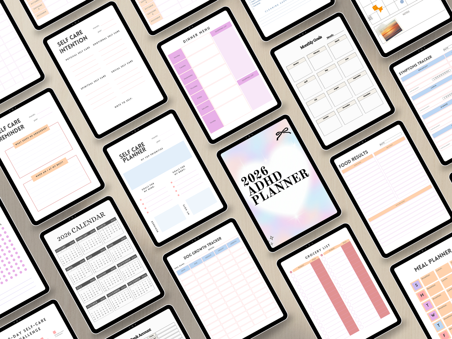 2026 ADHD Planner with Master Resell Rights