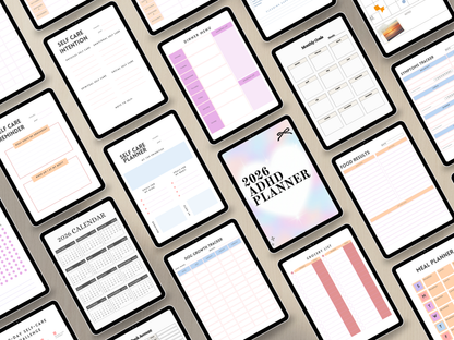 2026 ADHD Planner with Master Resell Rights