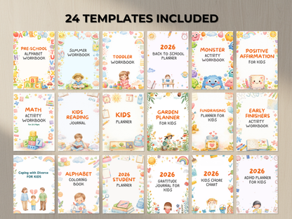 2026 Kids Planner Bundle with Master Resell Rights