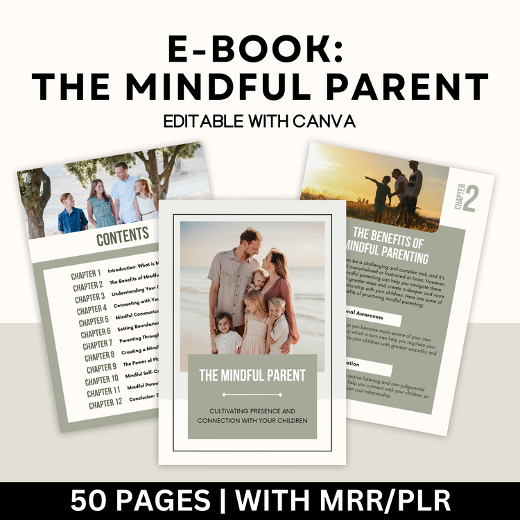 Mindful Parent eBook with Master Resell Rights