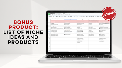 How to Find your Niche Workbook (with Master Resell Rights)