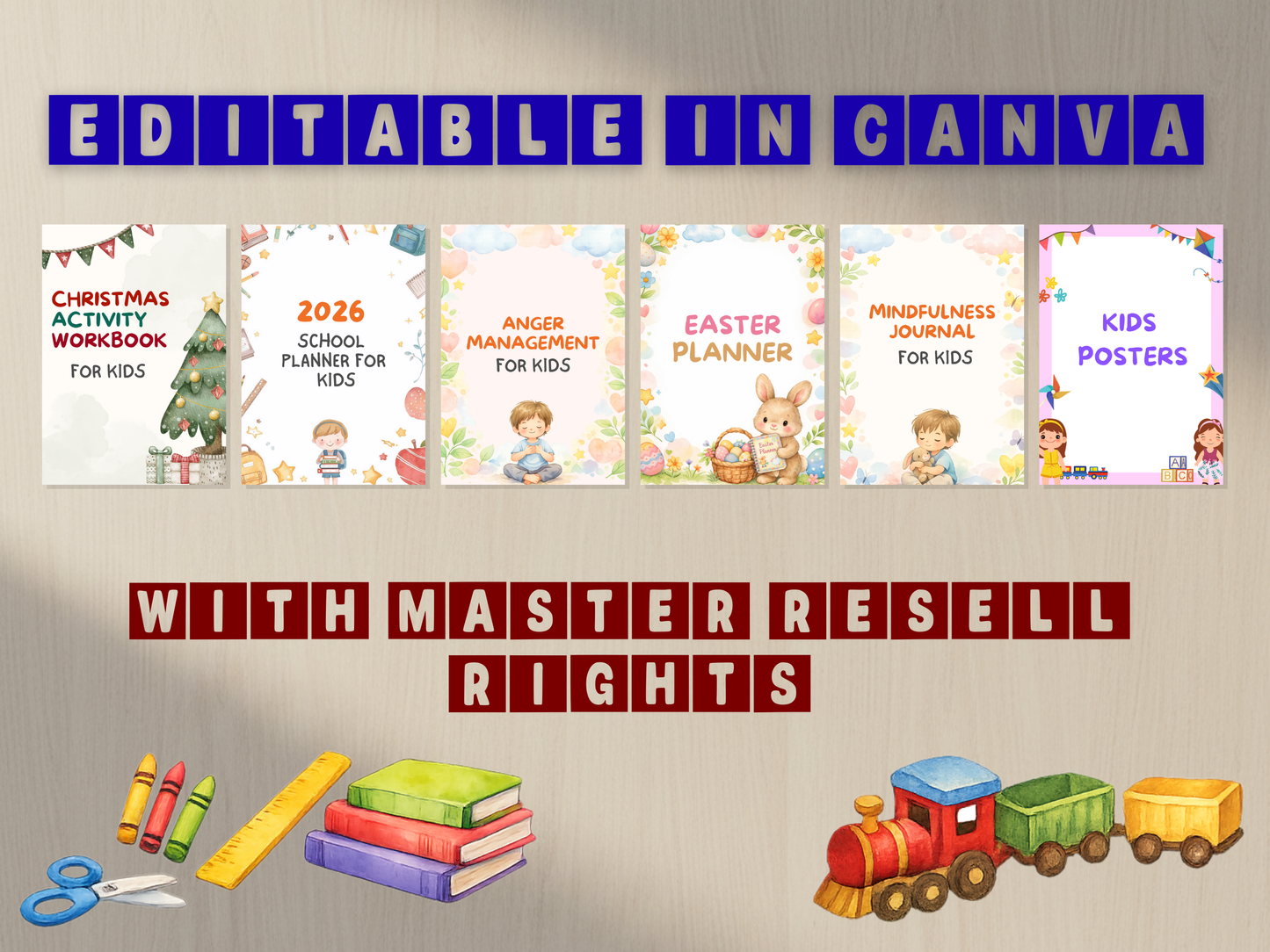 2026 Kids Planner Bundle with Master Resell Rights