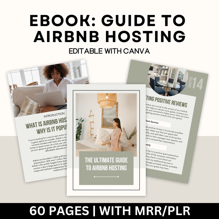 Guide to Airbnb Hosting eBook with Master Resell Rights