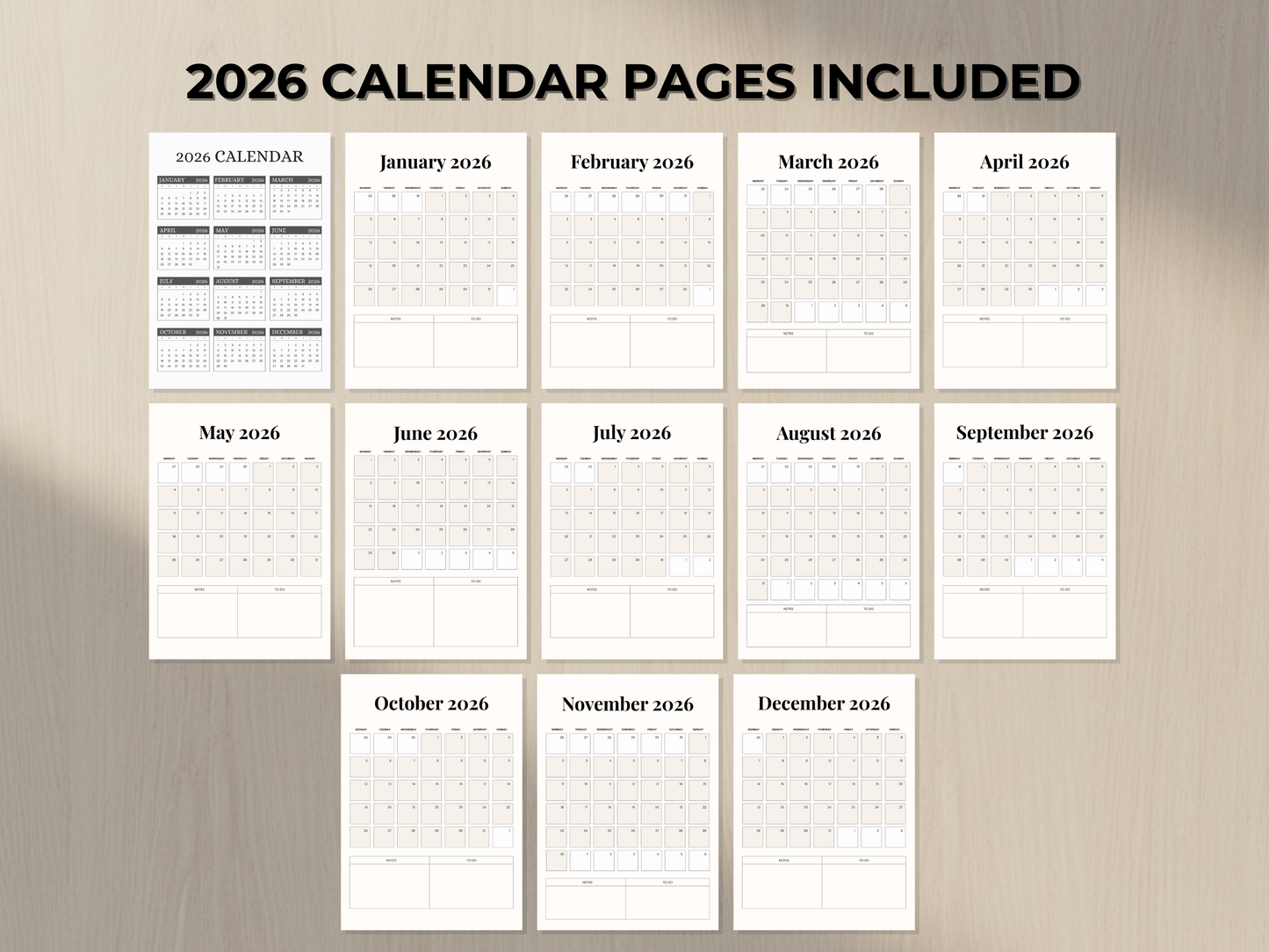 2026 Girl Boss Planner (Editable in Canva with Master Resell Rights)