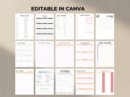 2026 ADHD Planner with Master Resell Rights