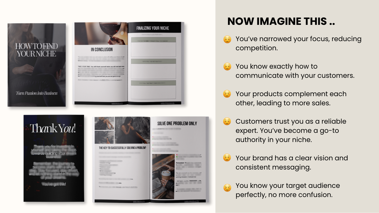 How to Find your Niche Workbook (with Master Resell Rights)