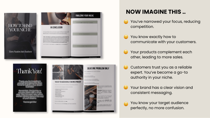 How to Find your Niche Workbook (with Master Resell Rights)