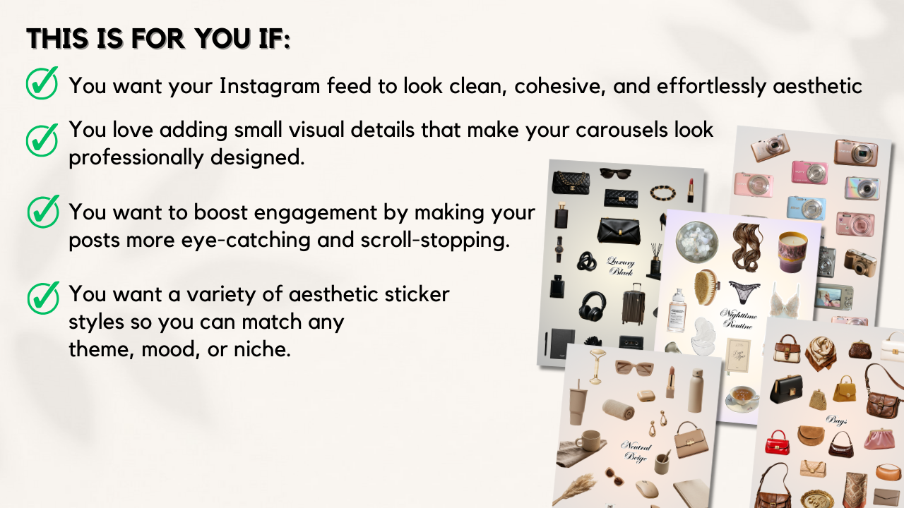 Instagram Carousel Sticker Bundle