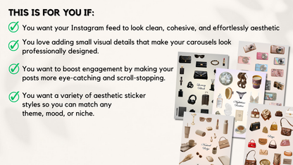 Instagram Carousel Sticker Bundle