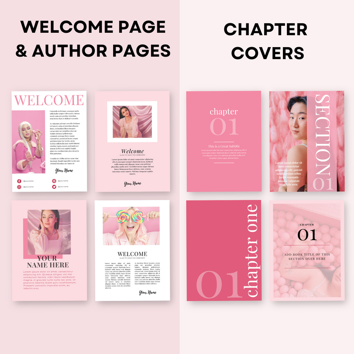 eBook Template Pink Themed with Master Resell Rights – digitalfaves