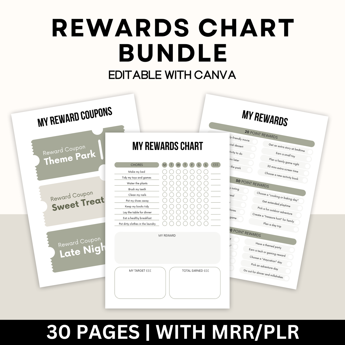 Rewards Chart Bundle with Master Resell Rights