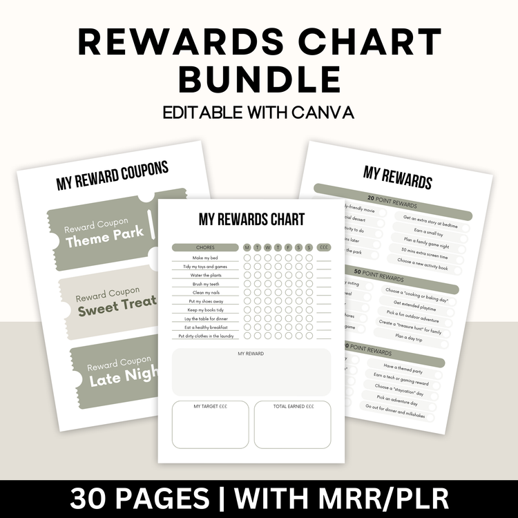Rewards Chart Bundle with Master Resell Rights
